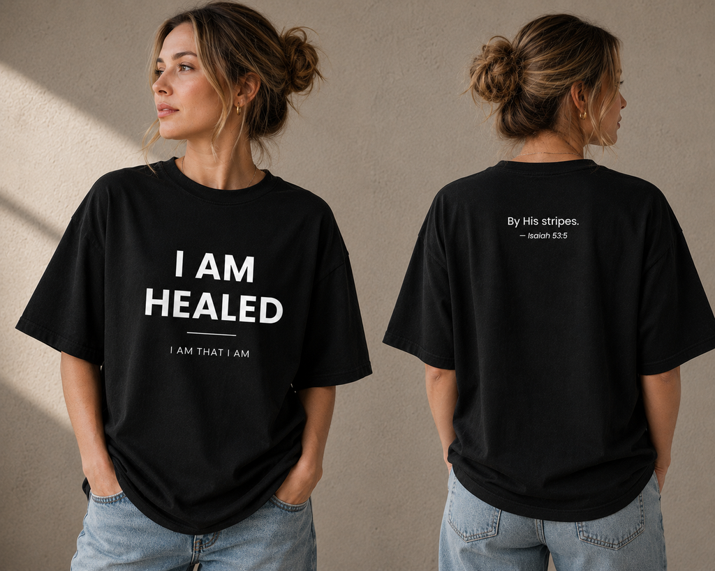 I AM HEALED Tee — Isaiah 53:5 Identity Collection