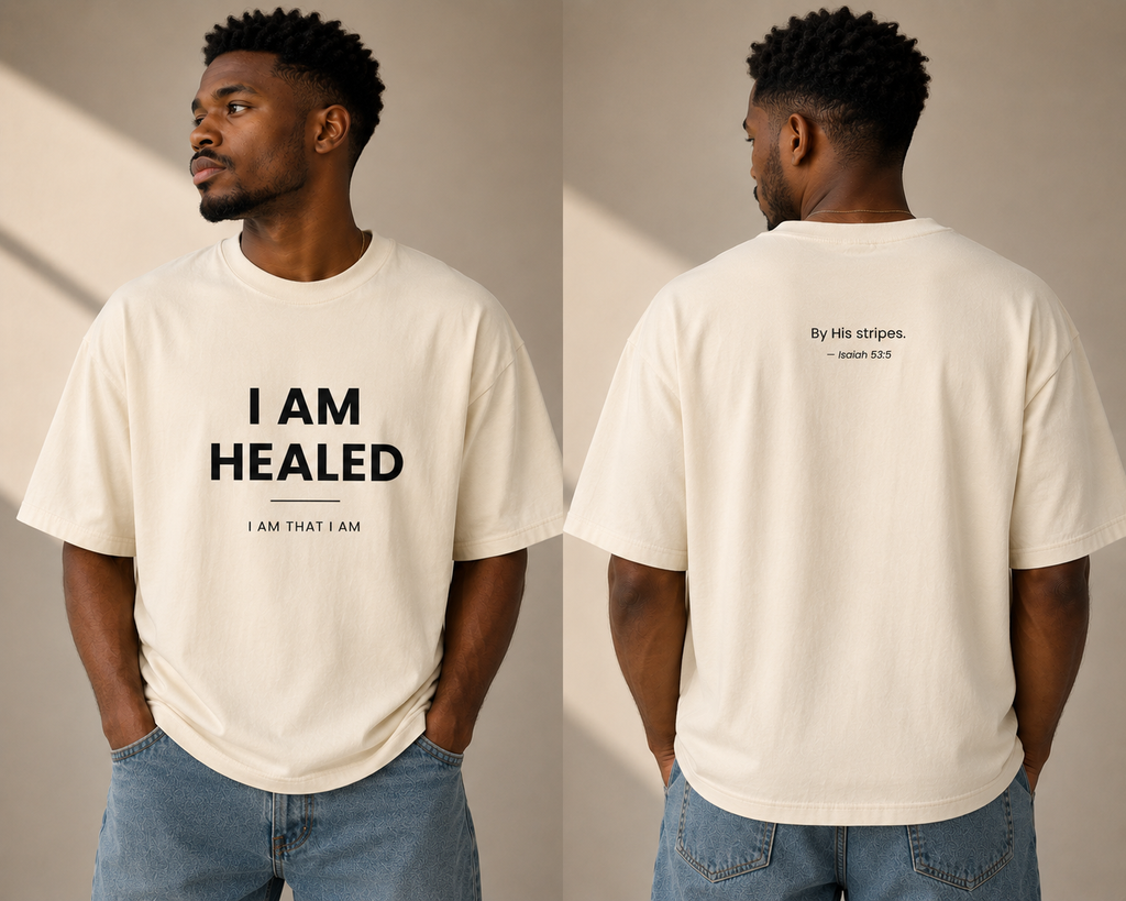 I AM HEALED Tee — Isaiah 53:5 Identity Collection