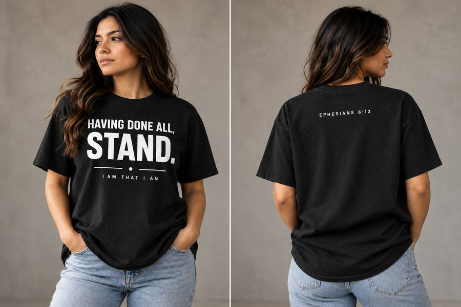HAVING DONE ALL, STAND.
