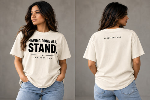 HAVING DONE ALL, STAND.